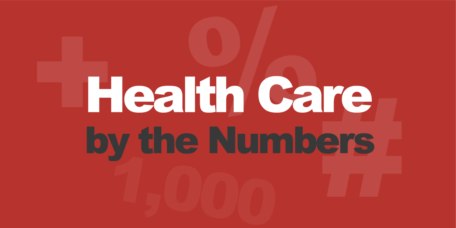 Health Care by the Numbers